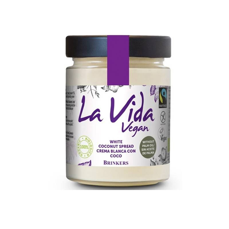 Crema Choco Blanco Coco Vegana 270g - La Vida Vegan