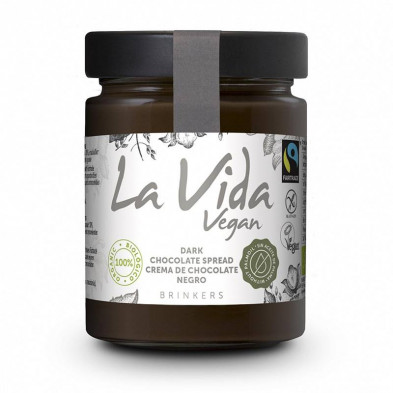 Crema Choco Negro Vegana 270g - La Vida Vegan Crema Choco Negro Vegana 270g - La Vida Vegan