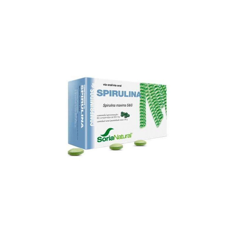 Espirulina 600mg 60comp