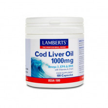 Cod Liver Oil Higado Bacalao 1000mg 180cap