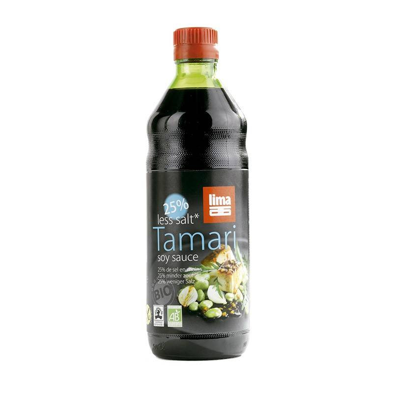 Tamari 25% Menos Sal 250ml - Lima