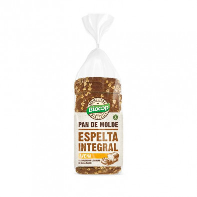 Pan Molde Espelta Integral Avena 400g - Biocop Pan Molde Espelta Integral Avena 400g - Biocop