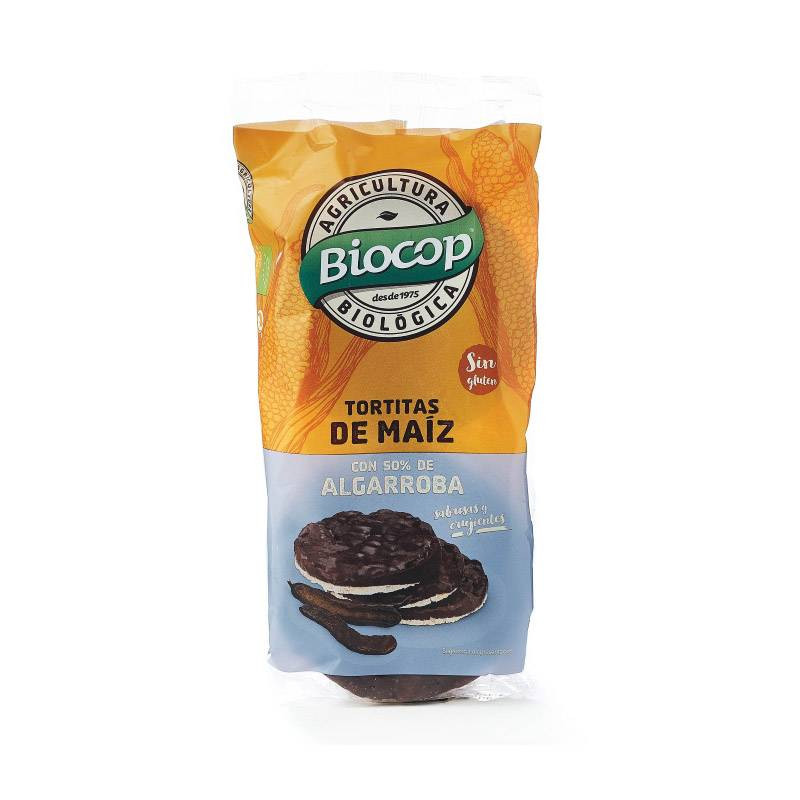 Tortitas Maiz Algarroba 100g - Biocop