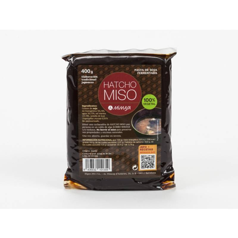 Hatcho Miso No Pasteurizado 400g