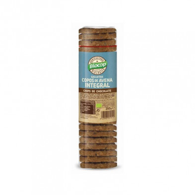 Galleta Copos Avena Int.Chips Choco 250g - Biocop