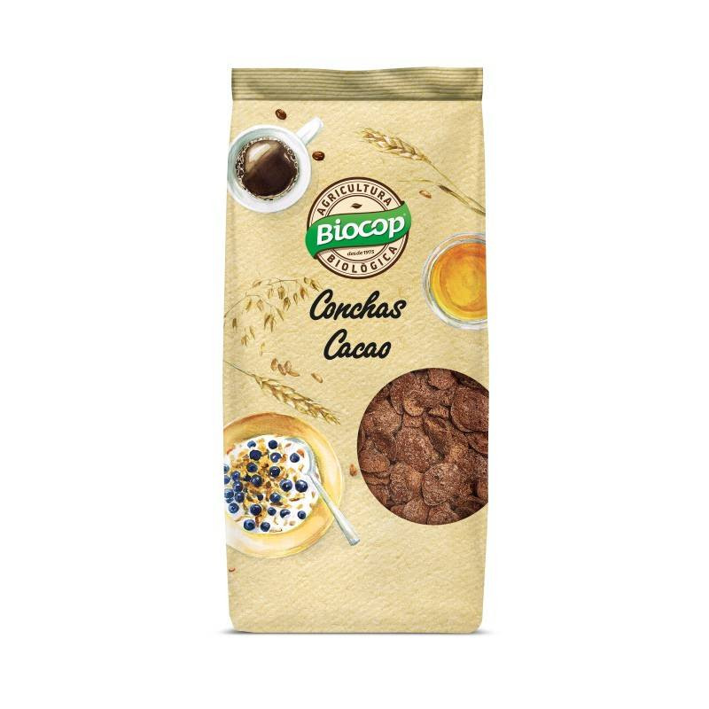 Conchas Crujientes Cere/Choco 250g - Biocop