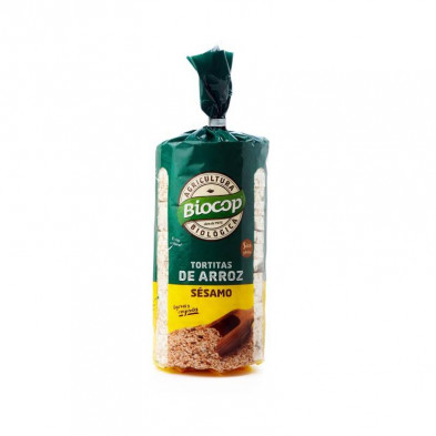 Tortitas Arroz Sesamo 200g - Biocop Tortitas Arroz Sesamo 200g - Biocop