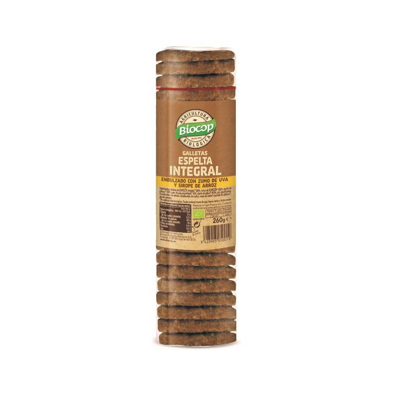 Galleta Espelta S/P Uva Bio 260g - Biocop