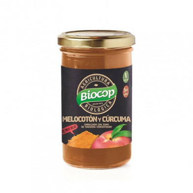 Compota Melocotón Cúrcuma 265g - Biocop Compota Melocotón Cúrcuma 265g - Biocop