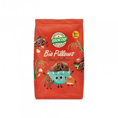 Biopillows Cacao Avellana Sin Gluten 300g - Biocop Biopillows Cacao Avellana Sin Gluten 300g - Biocop