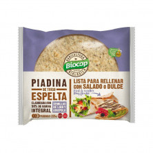 Piadina Trigo Espelta Lino Amapola 225g - Biocop