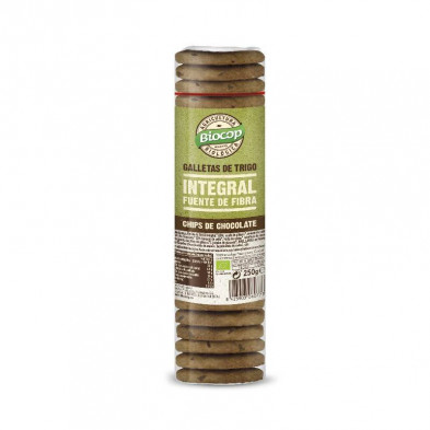 Galleta Trigo Integral Chips Chocolate 250g - Biocop Galleta Trigo Integral Chips Chocolate 250g - Biocop