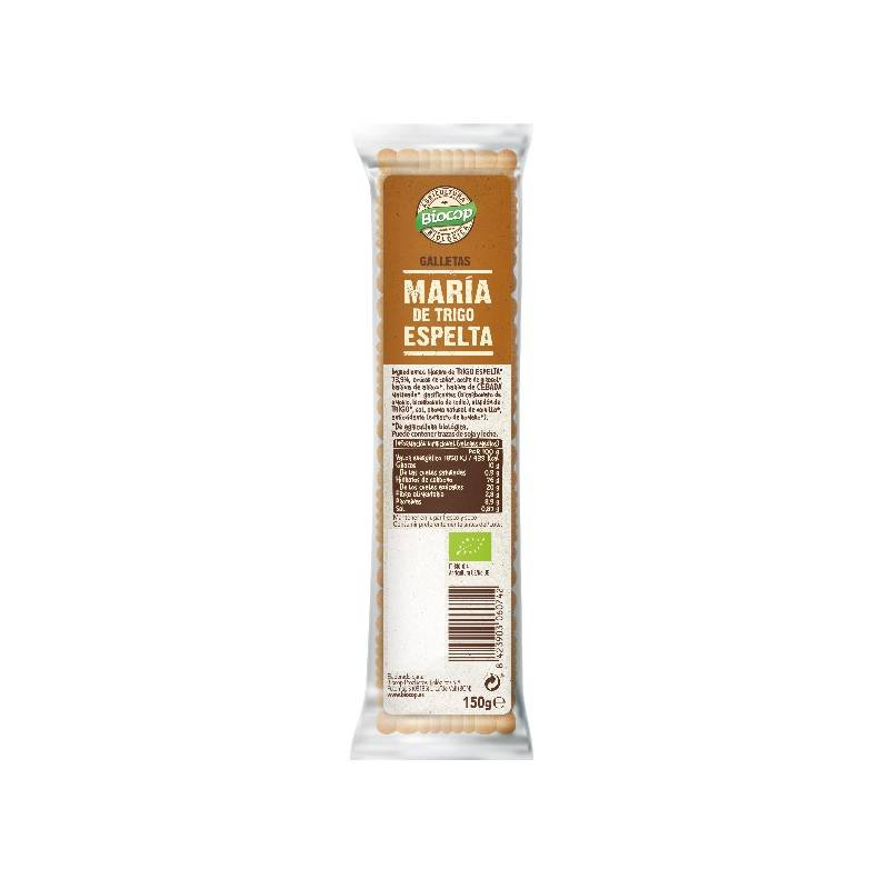 Galleta Maria Trigo Espelta Cuadradas 150g - Biocop