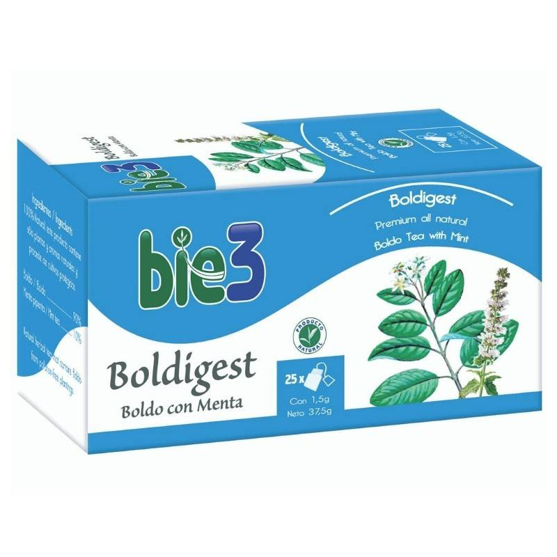 Bie3 Digest Boldo Menta 25 Bolsitas