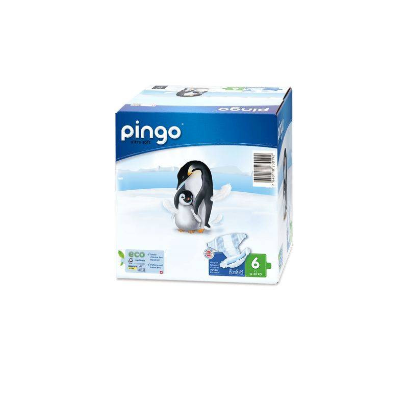 Pañales T6 15 30kg Pingo Bio 32ud