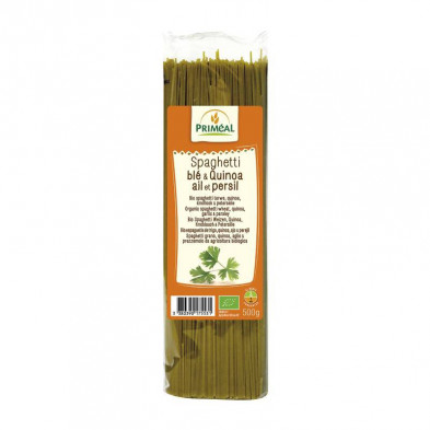 Espagueti Trigo Quinoa Ajo Perejil 500g - Primeal Espagueti Trigo Quinoa Ajo Perejil 500g - Primeal