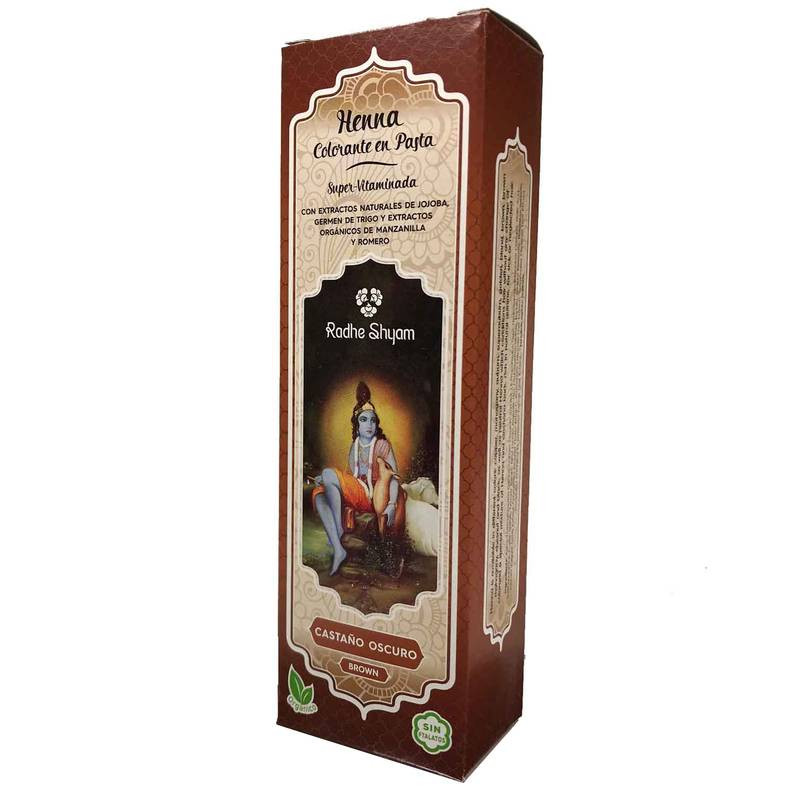 Henna Castaño Oscuro Pasta 200ml