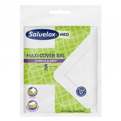 Salvelox Maxi Cover Esteril Xxl 97x79mm 5ud Salvelox Maxi Cover Esteril Xxl 97x79mm 5ud