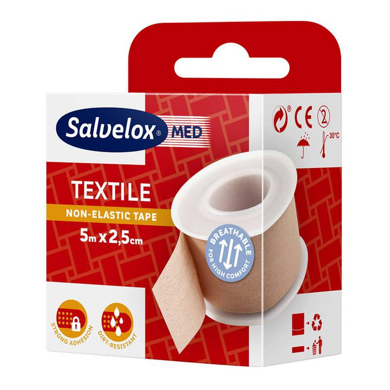 Esparadrapo Textil Carne 5mx2.5cm