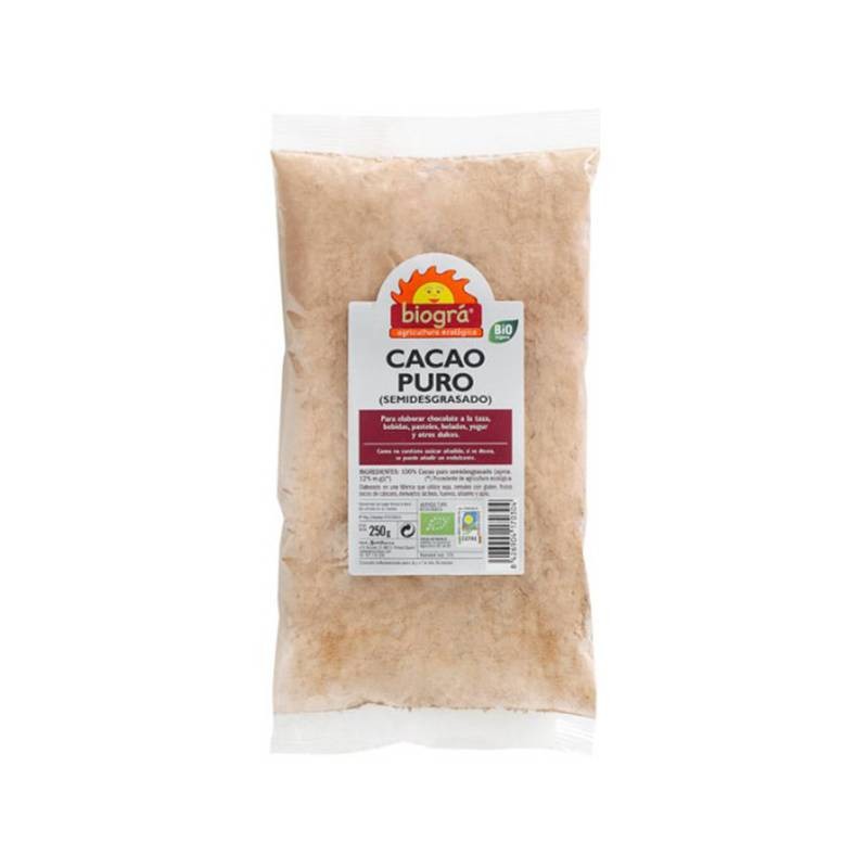 Cacao En Polvo Puro Bio 250g