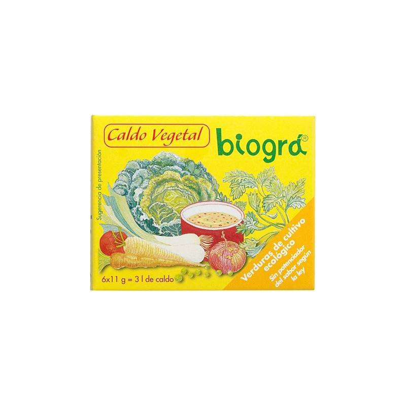 Caldo Vegetal Cubitos Bio 60g