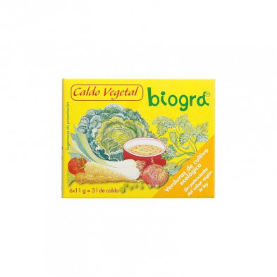 Caldo Vegetal Cubitos Bio 60g Caldo Vegetal Cubitos Bio 60g