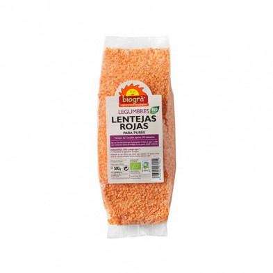 Lentejas Rojas Para Pures Bio 500g Lentejas Rojas Para Pures Bio 500g