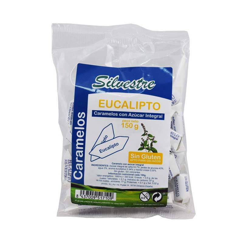 Caramelos Integrales 150g Eucalipto - Silvestre