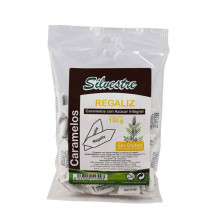 Caramelos Integrales 150g Regaliz - Silvestre