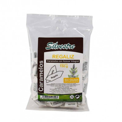 Caramelos Integrales 150g Regaliz - Silvestre Caramelos Integrales 150g Regaliz - Silvestre