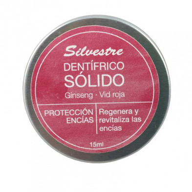 Dentífrico Solido Encias Vid/Ginseng 15ml Rojo - Silvestre Dentífrico Solido Encias Vid/Ginseng 15ml Rojo - Silvestre