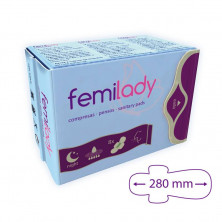 Femilady Compresas Noche 8 Capas 8ud - Silvestre