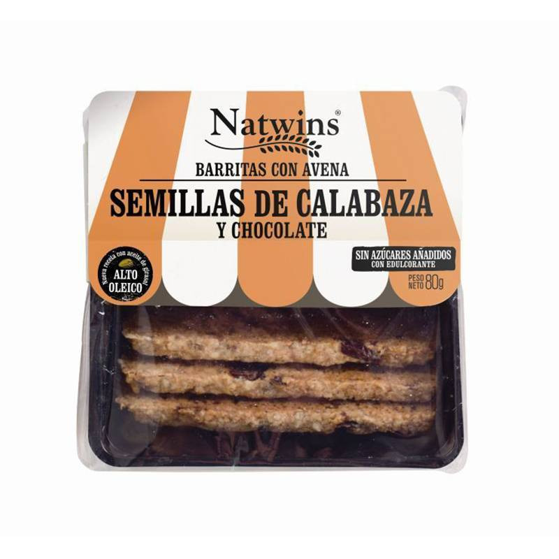 Natwins Calabaza Y Chocolate 80g