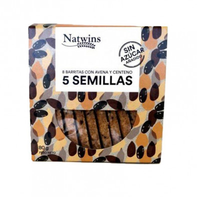 Natwins 5 Semillas 80g Natwins 5 Semillas 80g