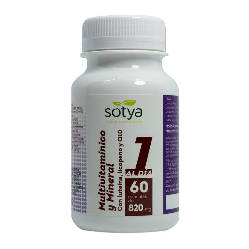 Multivitaminico Y Mineral 820mg 60 Cap