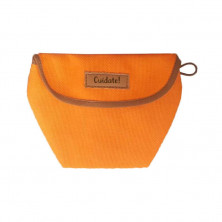 Funda Mascarilla Cuidate! Niño Naranja