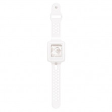Pulsera Gel Hidroalcoholico Rellenable Blanco