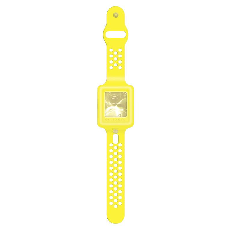 Pulsera Gel Hidroalcoholico Rellenable Amarillo