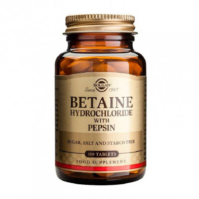 Betaina Clorhidrato Con Pepsina 100comp Betaina Clorhidrato Con Pepsina 100comp