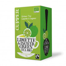 Green Tea Lime & Ginger Bio 20 Bolsas