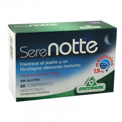 Melatonin Serenotte Masticable 1.9mg 60comp Melatonin Serenotte Masticable 1.9mg 60comp