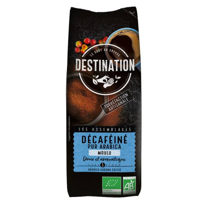 Cafe Molido Descafeinado Suave 100%Arabica Bio 250g