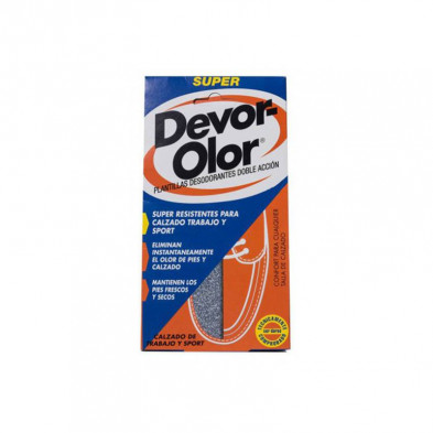 Devor Olor Super Plantillas Desodorantes Doble Accion R6x2 Devor Olor Super Plantillas Desodorantes Doble Accion R6x2