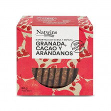 Barrita Galletas Cacao Arandano Y Granada 80g