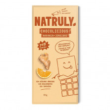Tableta De Choco Naranja+Jengibre 85g