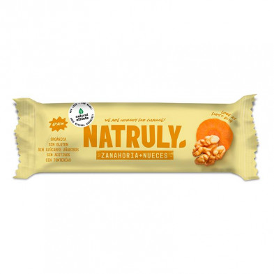 Barrita Raw Zanahoria Nueces Bio 40g Barrita Raw Zanahoria Nueces Bio 40g