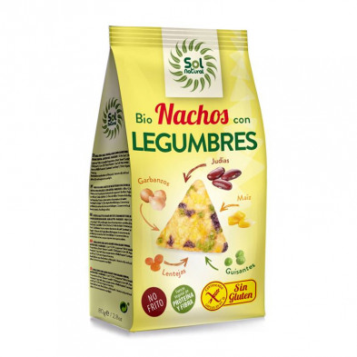 Nachos Con Legumbres S/G Bio 80g Nachos Con Legumbres S/G Bio 80g