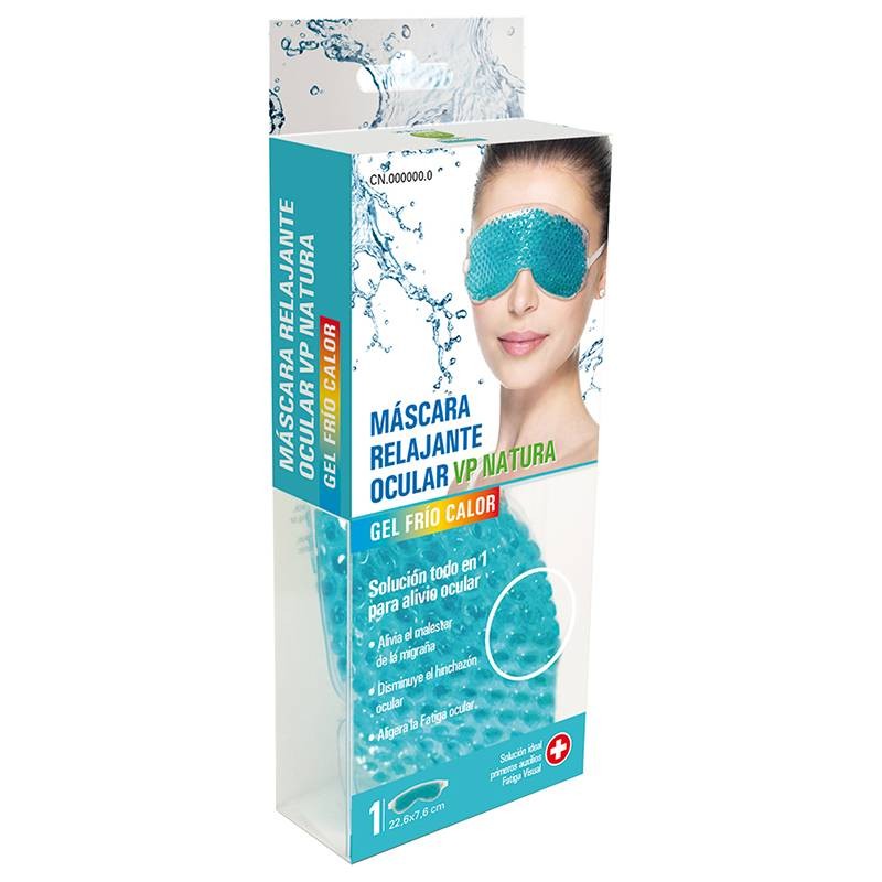 Mascara Ocular Relajante Gel Frío/Calor Perlas