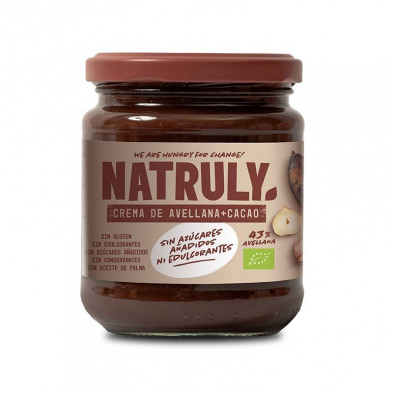 Crema De Cacao Avellanas 285g - Natruly Crema De Cacao Avellanas 285g - Natruly