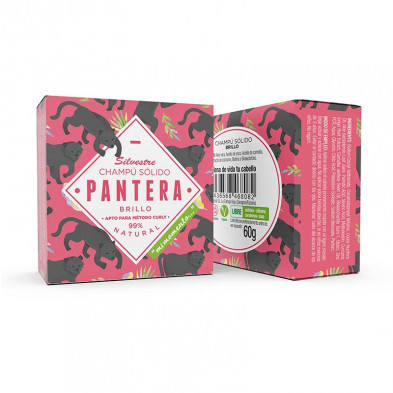 Champú Solido Activador Brillo 60gr Pantera - Silvestre Champú Solido Activador Brillo 60gr Pantera - Silvestre